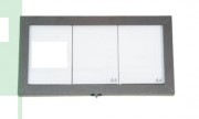 Porte menu extérieur à LED - 3 A4 ou 6 A4