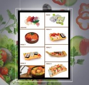 Menu board restaurant