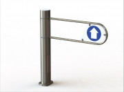 Portillon de magasin à vantail pivotant et bidirectionnel motorisé - Largeur de passage de 500 à 1100 mm