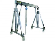 Portique en aluminium pliable - Charge 2000kg - Portée 6m - Vitesse 8m/min