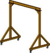 Portique de levage roulant en Charge