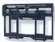 Positionneur de fourche avec tablier de déplacement