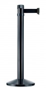 Poteau noir balisage à sangle 4.10 m