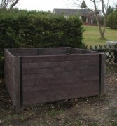 Poteau rond appointé