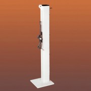 Poteaux de tennis carré sur platine