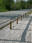 Poteaux en bois pour clôture