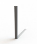 Potelet de ville tête plate - Ø.60 mm à 102 mm - H.900 mm à 1300 mm 