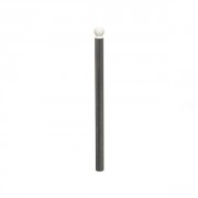 Potelet PMR haute visibilité en acier - ? 60 mm à ? 114 mm - H.1300 mm à 1358 mm