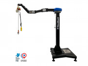 Potence mobile sur socle à pieds