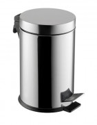Poubelle à pédale en inox 3, 5 , 12L