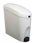 Poubelle automatique hygiène féminine 20L Blanc FEMINA