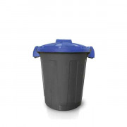 Poubelle avec couvercle plat 25 L