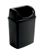 Poubelle avec couvercle dissimulant