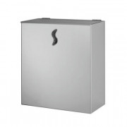 Poubelle d’intérieur murale en inox