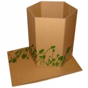 Poubelle en carton personnalisable