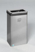 Poubelle en inox 40 L