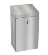 Poubelle push 25 L en inox