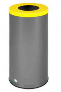 Poubelle tri sélectif 70 L acier galva