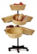 Présentoir à 7 corbeilles boulangerie
