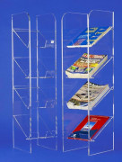 Présentoir catalogue en plexiglas - Format A4 ou magazine