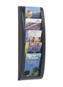 Présentoir brochures mural - 4 cases A4 ou 5 cases A5
