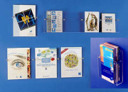 Présentoir mural multi-cases plexiglas - 3, 4 ou 6 cases