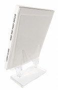 Présentoir publicitaire de table en plexiglas