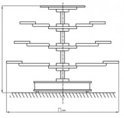 Présentoir rotatif tournant
