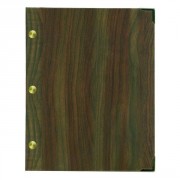 Protège menu aspect bois