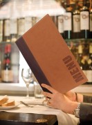 Protège menu en polyuréthane A5