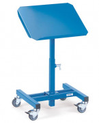 Pupitre d'atelier mobile à plateau inclinable de 0° à 30°