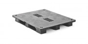 Palette plastique hygiénique 1300x1100 mm - 3 semelles