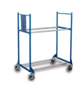 Rack à pneus Ø125 mm - Capacité 300 kg - Dim. L1205 x l780 x H1430 mm