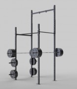 Rack de musculation squat 2 barres de traction