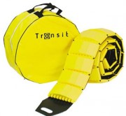 Ralentisseur temporaire de vitesse rétro-réfléchissant - Capacité 20 tonnes - Dim. L3000 x l300 x H30 mm