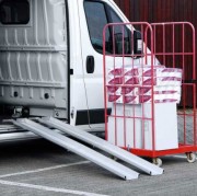 Rampe de chargement aluminium antidérapante