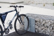 Range vélos gabion frontal
