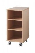 Meuble de rangement modulaire pour maternelle - 1 à 3 colonnes - Panneaux particules mélaminé