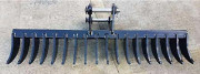 Râteau scarificateur pour pelle - 2 à 23 T - En Acier HARDOX 400