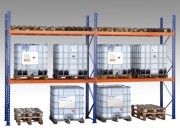 Rayonnage à palettes pour charges palettisées