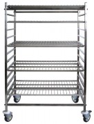 Rayonnage inox mobile