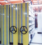 Rayonnage mobile à volant préfecture