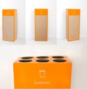 Box de recyclage gobelet plastique