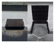 Regard à bordure droite 400 KN en fonte - 850 X 785 mm ou 1200 X 850 mm