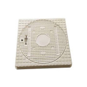 Regard composite cadre carré - Format 800x800 mm - D400 / C250 / B125 - 400kN