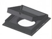 Regard en fonte à paver 250 KN 650x650