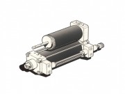 Régulateur hydraulique de vitesse pour vérin pneumatique