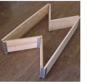 Rehausses palettes pliables en bois