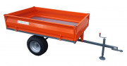 Remorque à basculement manuel pour tracteur – 18 à 40 CV – Charge utile 1000 kg