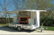Remorque ambulante à pizza